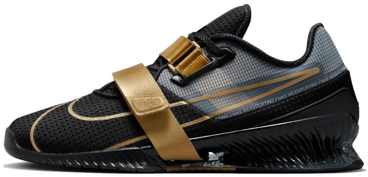 Nike Romaleos 4 Black Metallic Gold for Sale | Authenticity