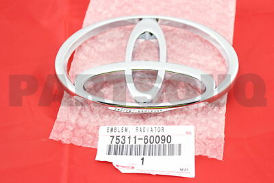 7531160090 Genuine Toyota EMBLEM, RADIATOR GRILLE (OR FRONT PANEL