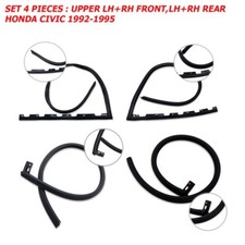 Window Seal Weatherstrip Fit For Honda Civic EG EH EJ Sedan DX LX EX 1992 - 1995