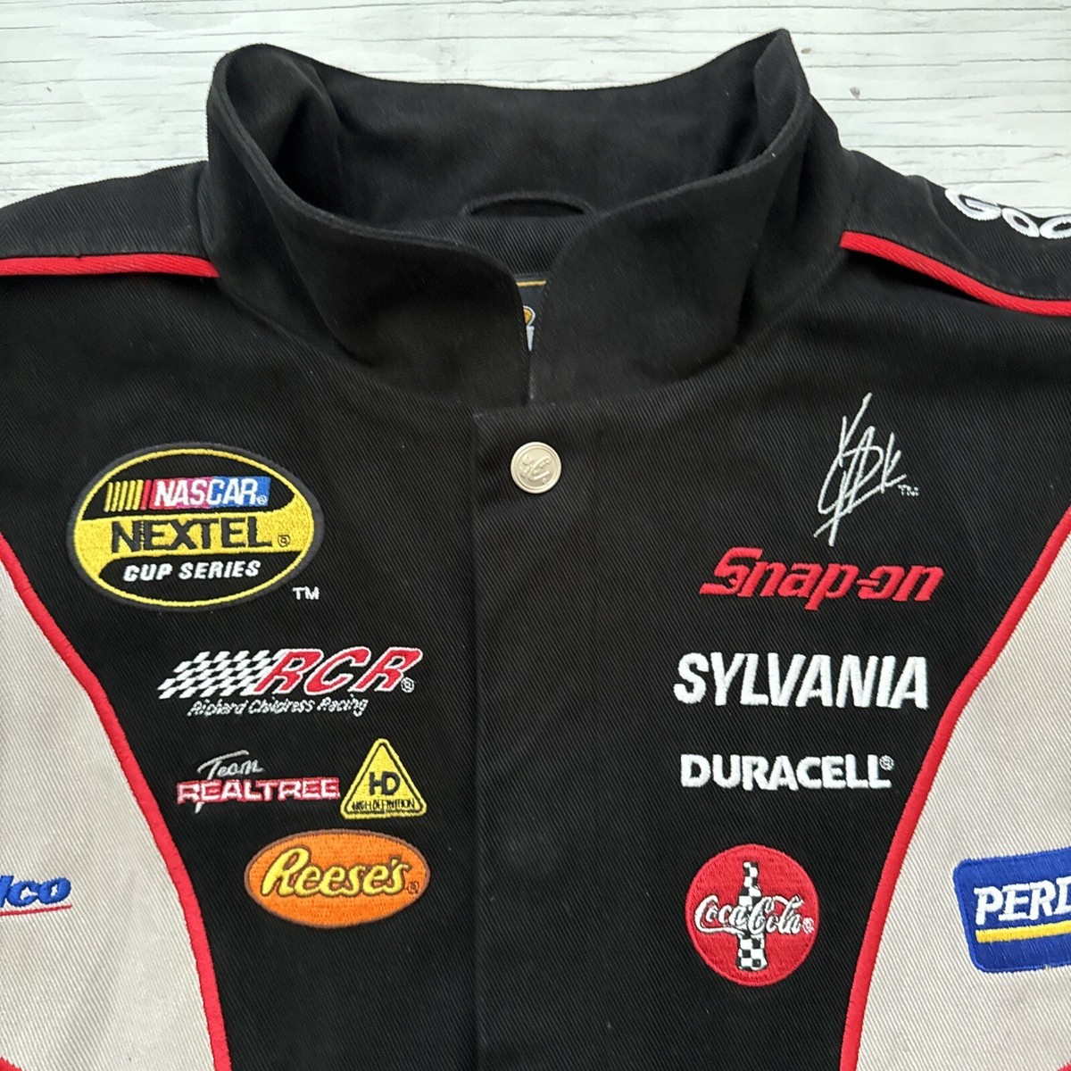 ジャケット・アウター 90s chase anthentics racing jacket usa Vintage 1990s Chase Authentics Dupont Racing Jacket