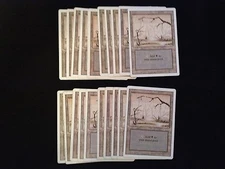 20 Basic Land - SAME ART - Swamp - Revised - MP-NM Condition - Magic MTG FTG