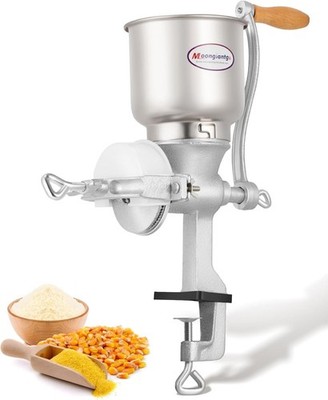 Handgetreidemühle Manuell Einstellbar Guss-Eisen | Mahlgrad Handmühle mit 13 ...
