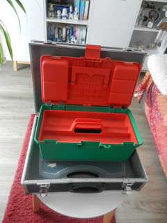 3x Angelboxen Werkzeugkoffer Toolbox (leer) Werkzeugkisten Werkzeugboxen