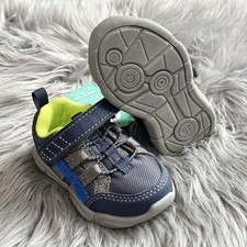 Surprize by Stride Rite Navy Boys Shoes Toddler Size 5, Machine Washable NEW