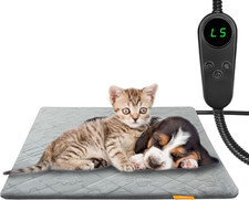 Pet Heating Pad for Cats Dogs Electric Heated Bed Waterproof Warming Mat Indoor