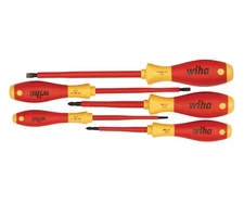 Wiha 5-Piece Insulated Slotted & Phillips Screwdriver Set (32091)