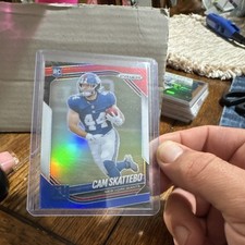 2025 Panini Prizm Rookies Cam Skattebo New York Giants Red White Blue Prizm #363