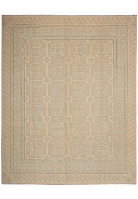8.1 x 9.2 New Quality Chobi Peshawar Ziglar Square Rug #B-77477