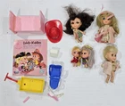 J-240 VINTAGE 1960'S MATTEL LIDDLE KIDDLE DOLLS WITH ACCESSORIES