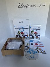 Mario Kart Wii Wheel Bundle Nintendo Wii Complete in Box CIB with Manual