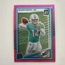 2025 Panini Donruss - Rated Rookie Quinn Ewers #342 Optic Pink Prizm Dolphins