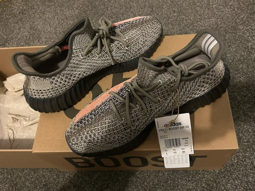 Adidas Yeezy Boost 350 V2 Ash Stone taglia 8.5UK 9US NUOVE MAI INDOSSATE IMBALLATE