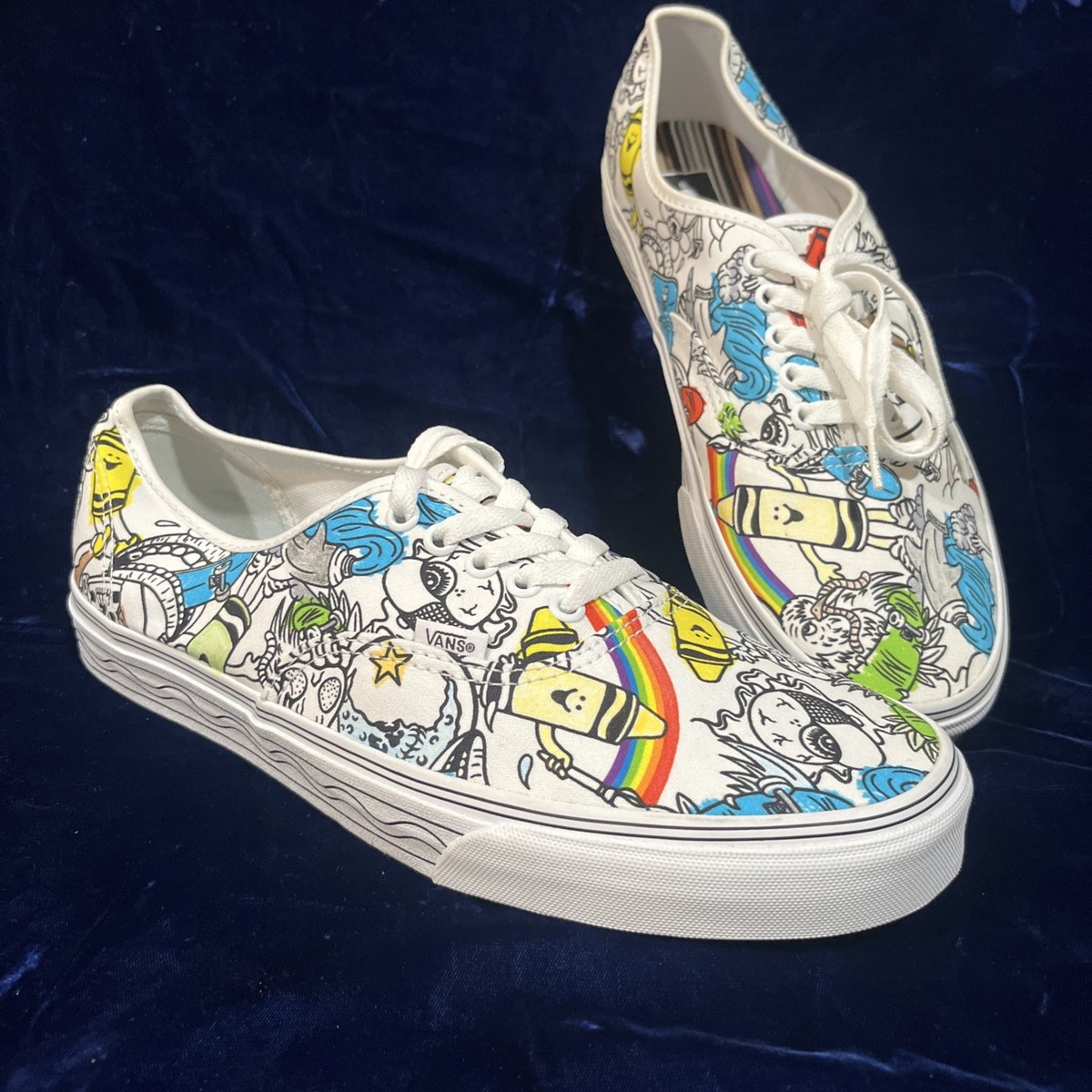 Mens Vans Authentic Crayola DIY Sketch Your Way #VN0A5KRDARE  display picture 3