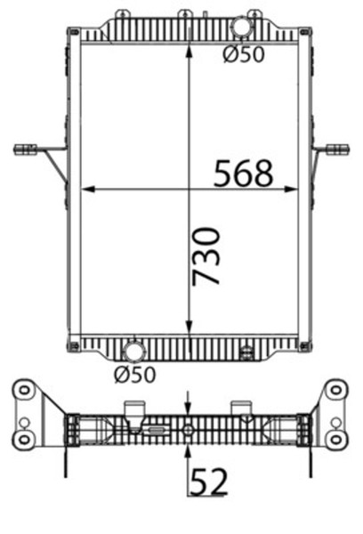 Mahle MotorküHler WasserküHler CR 2793 000S FüR Volvo FL 3 Renault-image
