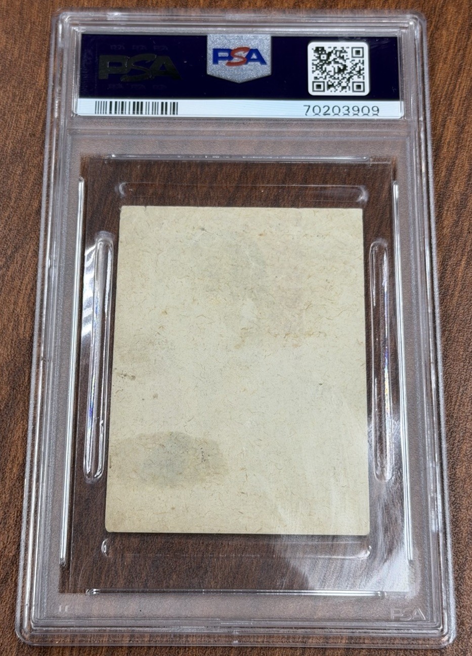 1962 Pele Villarreal Estrellas Del Futbol #252 PSA 1 Brazil Soccer Legend view 2