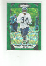 2017 PANINI PRIZM PRIZMS GREEN SCOPE #246 MALIK MCDOWELL 03/99