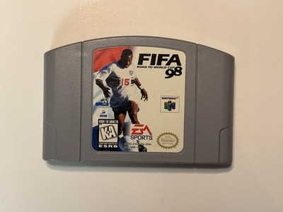 Fifa 98 Road to World Cup N64 Nintendo 64 AUTHENTIC CLEANED TESTED 