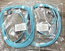 Lot of 2 STCSCC50D6 50/125 ST-SC Duplex 6M Fiber Optic Patch Cable – Multimode