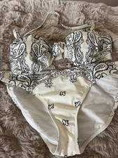 Original Tory Burch Bikini Set Creme Batik Lo...