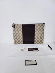 Sac pochette unisexe Gucci GG Supreme toile Eden 31x21 54038796