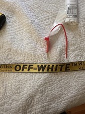 Off-White Industrial belt With Off-white Tag and bag Yellow One Size fits all