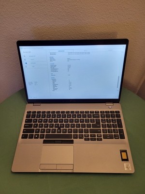 Dell Precision 3551 15.6'' Intel i7-10850H 16GB RAM NO SSD/OS **BIOS LOCKED**