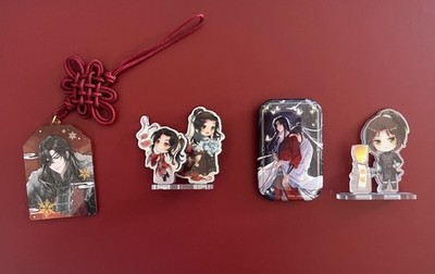 Heaven Official's Blessing TGCF Merch Bundle Charm Badge Acrylic Stands Hua Chen