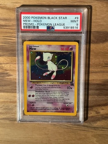 Pokemon Black Star Mew League Promo PSA 9 PSA # 53918516