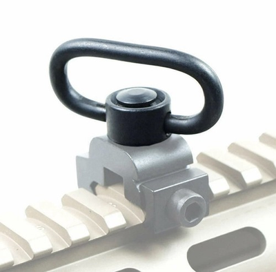 #ad Blue Force Gear Push Button 1.25quot; PB 125 Sling Swivel for Rifles Black $19.87