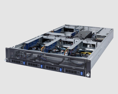 Gigabyte  G242-Z11 HPC/AI Server - AMD 7002/7003 CPU 2U UP 4 x PCIe Gen4 GPUs