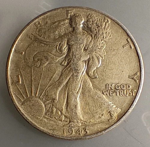 1943 Walking Liberty Silver Half Dollar | Philadelphia | Choice VF/XF