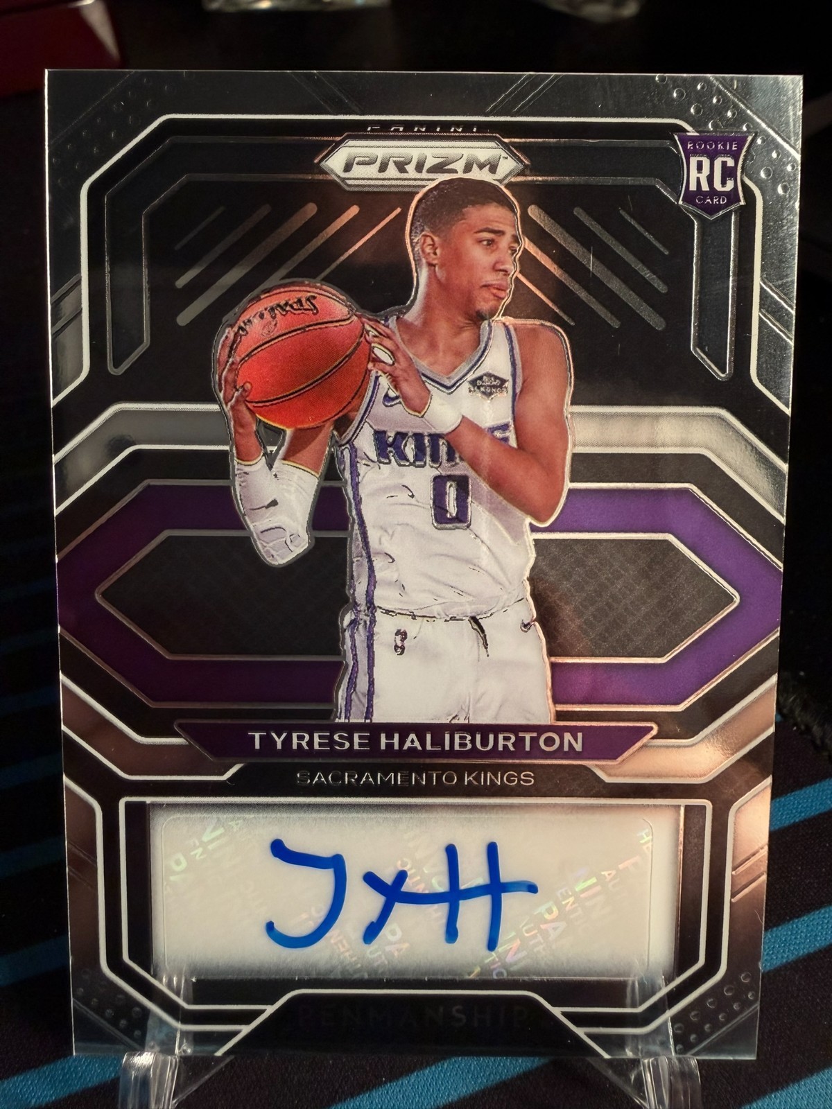 🔥 2020 Prizm Tyrese Haliburton Rookie Penmanship Auto 🔥