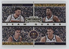 2019 Panini Contenders Team Quads Jamal Murray Malik Beasley Nikola Jokic #8 jg5
