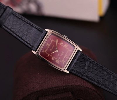 3yen様　ORIENT トライアングル CLOCK ポストモダン　80s Vtg 1980s Orient Chandor I 985419-40 [Roman Dial] Nonscratch 28mm