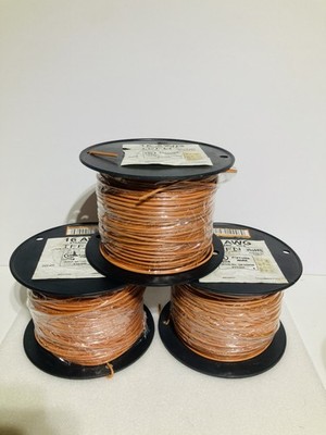 TFFN 500-FT SPOOL 600-VOLT 16-AWG 19-STRAND (Lot of 3 Spools) Orange