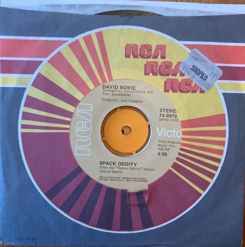 DAVID BOWIE - SPACE ODDITY/MAN WHO SOLD THE ORIGINAL US 7” RCA SINGLE NM COND