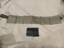 Vietnam War Era 308 Winchester 7.62x51 Stripper Clips w/ Canadian Bandoleer 1979