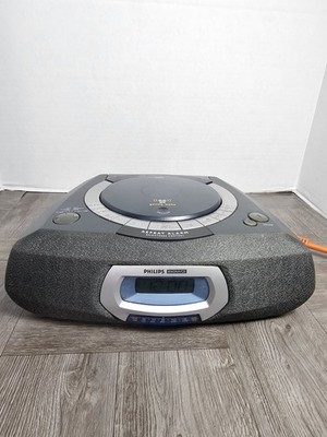 Philips Magnavox AJ3935 Compact Disc Clock AM/FM Gentle Wake