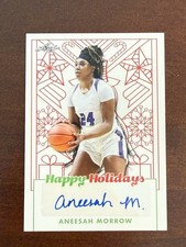Aneesah Morrow - AUTO - 2023 Leaf Happy Holidays #BA-AM3 - LSU Tigers Sun