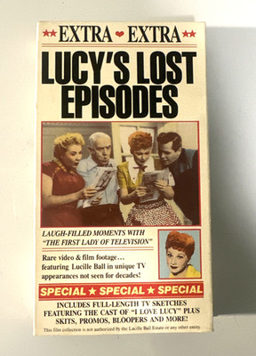 Lucy's Lost Episodes Vintage 1989 VHS Tape Goodtimes Home Video