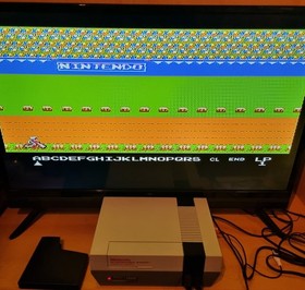 Nintendo NES Modul Excite Bike Getestet mit Schuber