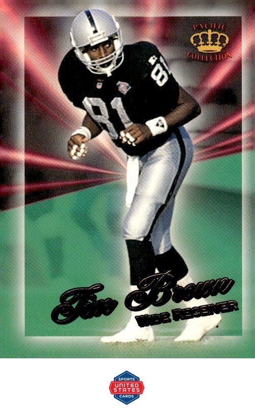 1994 Pacific Triple Folders #20 Tim Brown Rookies and Stars