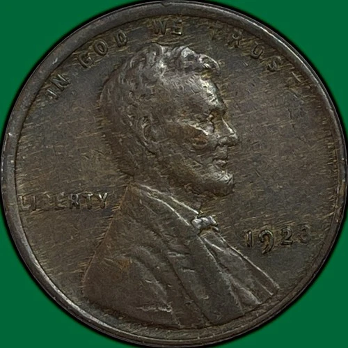 1923 Lincoln Wheat Cent Extremely Fine XF Coin #35034