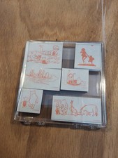 Disney Classic Winnie The Pooh Rubber Stamp Set World of Pooh 6 All Night Media