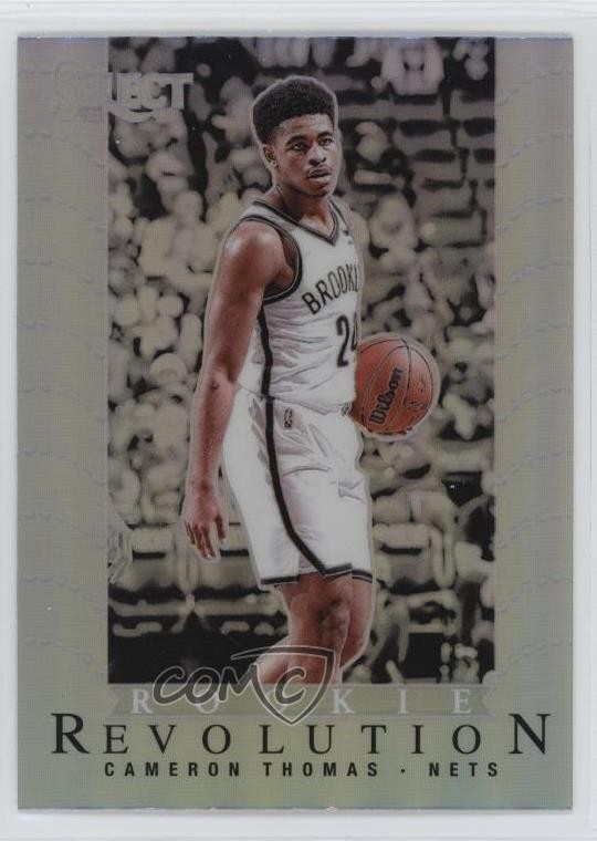 2021-22 Panini Select Rookie Revolution Silver Prizm Cameron Thomas #7 1n6w