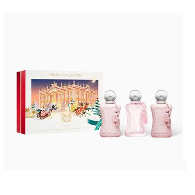PARFUMS DE MARLY DELINA 3 PCS SET FOR WOMEN: 1 OZ EAU DE PARFUM SPRAY + DELINA E