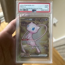 PSA 9 | Carta Pokemon 151 Mew Ex Collezione Ultra Premium Metal #205/165