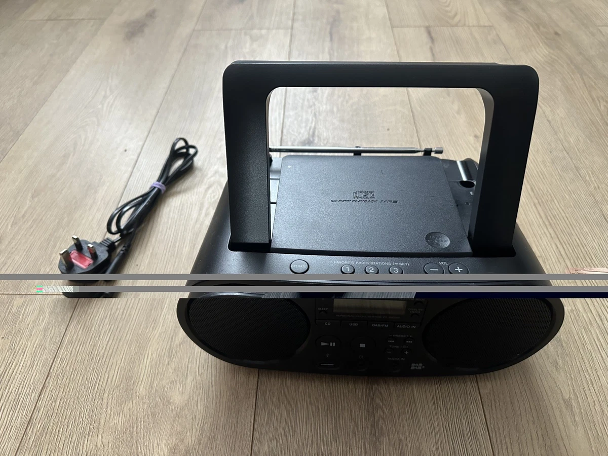 SONY - GHETTOBLASTER / BOOMBOX - CFS-3300L - TESTE OK - NOIR / BLACK - TBEG