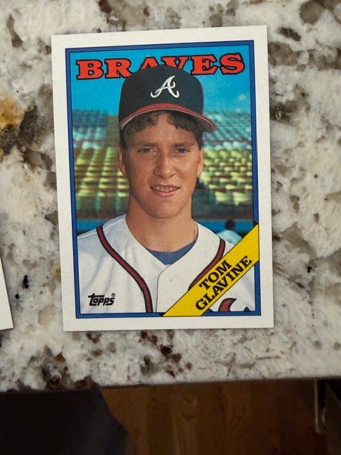Tom Glavine #779 Baseball Cards 1988 Topps trading card — raw and PSA graded price guide