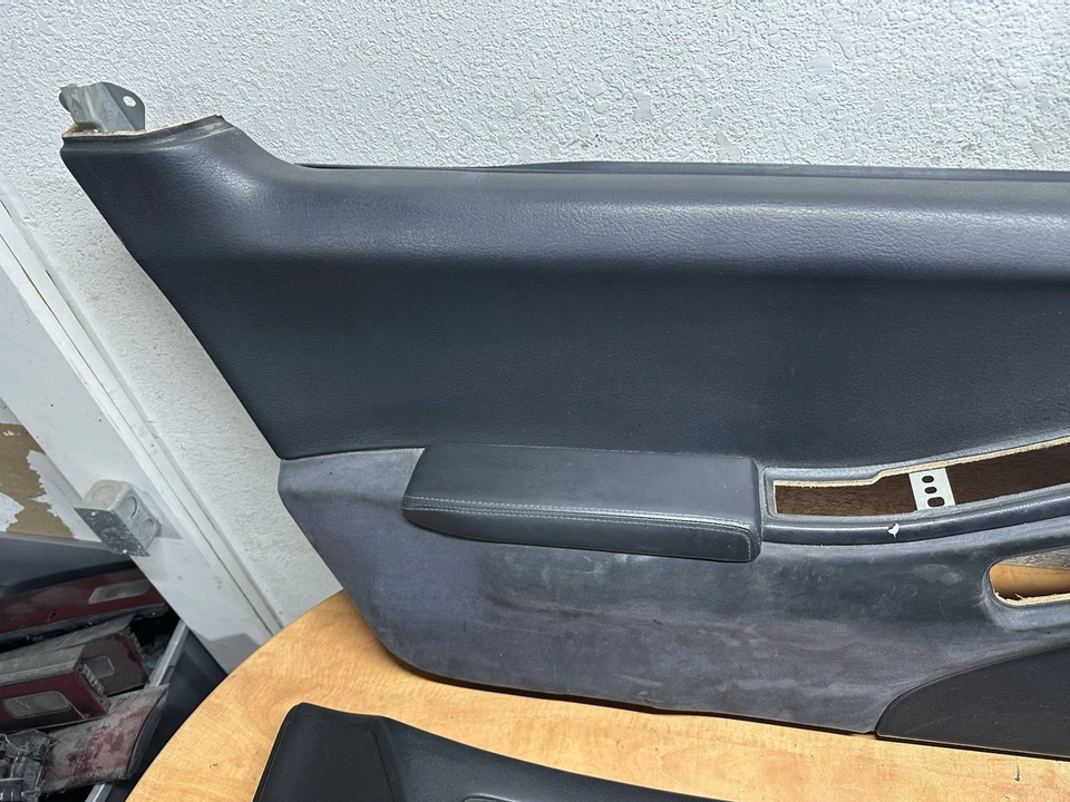 94-96 Nissan 300zx Z32 2+0 OEM Suede Interior Door Panels PAIR Left & Right - Image 4 of 4